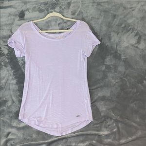 hollister casual light purple top